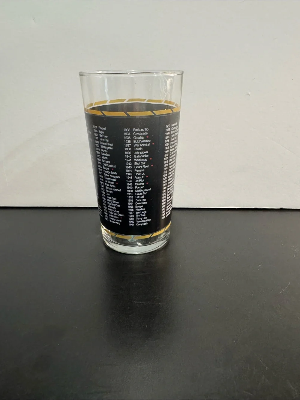 2009 Kentucky Derby 135 Mint Julep Glass